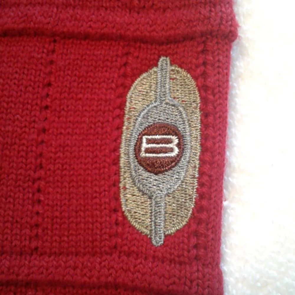 Bogner vintage sweater wool blend red turtleneck - Picture 9 of 12